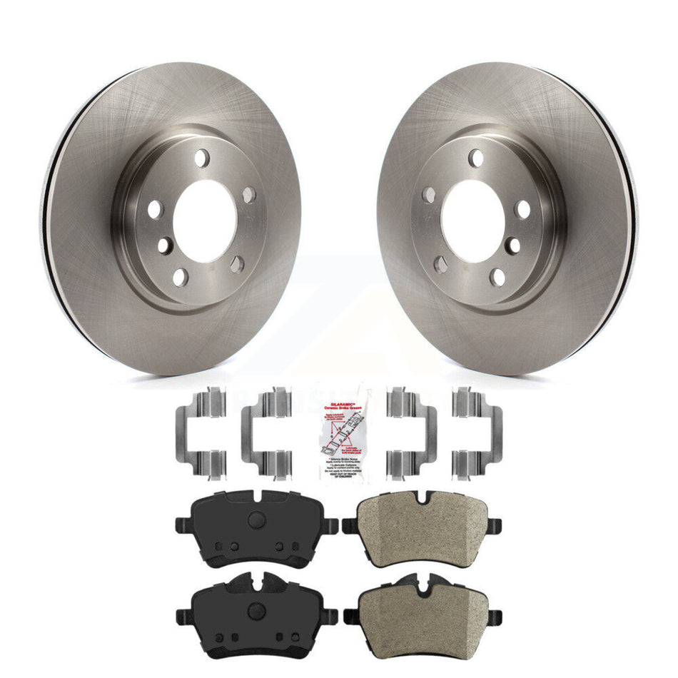 Front Disc Brake Rotors And Semi-Metallic Pads Kit For Mini Cooper Countryman Paceman K8A-104267
