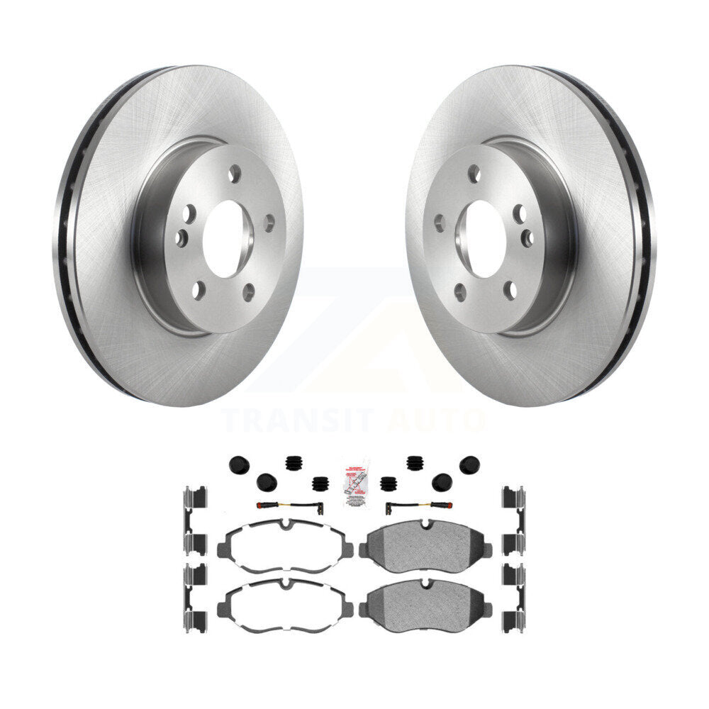 Front Disc Brake Rotors And Semi-Metallic Pads Kit For 2016-2023 Mercedes-Benz Metris K8A-104275