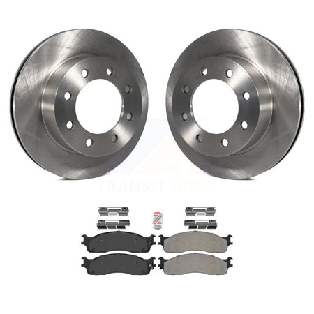 Front Disc Brake Rotors And Semi-Metallic Pads Kit For Dodge Ram 1500 3500 2500 K8A-104282