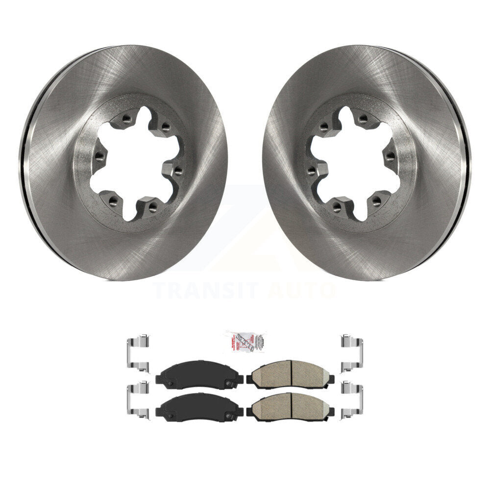 Front Brake Rotor And Ceramic Pad Kit For Chevrolet Colorado GMC Canyon Isuzu i-280 i-350 K8A-104324