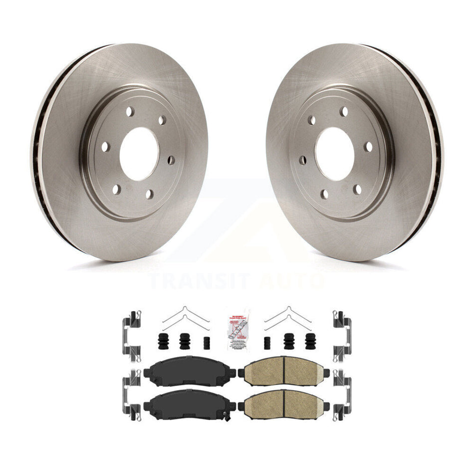 Front Disc Brake Rotors And Ceramic Pads Kit For Nissan Frontier Suzuki Equator K8A-104325