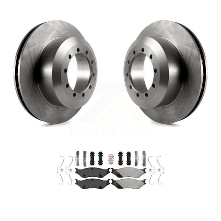 Front Brake Rotor & Semi-Metallic Pad Kit For Ford F-53 Motorhome Chassis F-59 Commercial K8A-104343