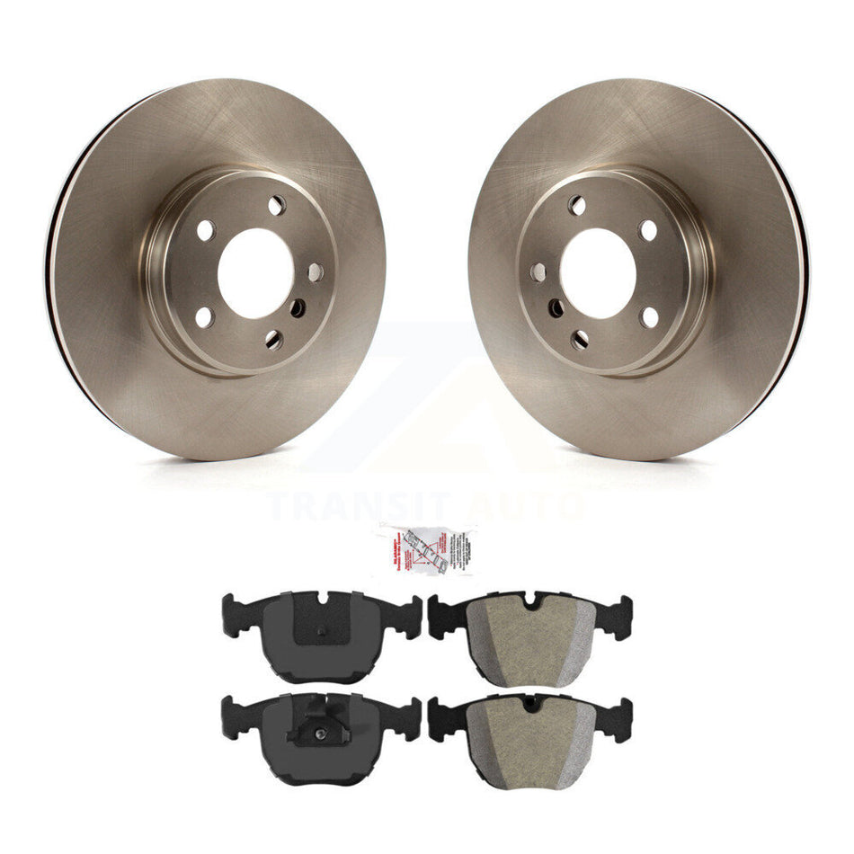 Front Disc Brake Rotors And Semi-Metallic Pads Kit For BMW X5 K8A-104368