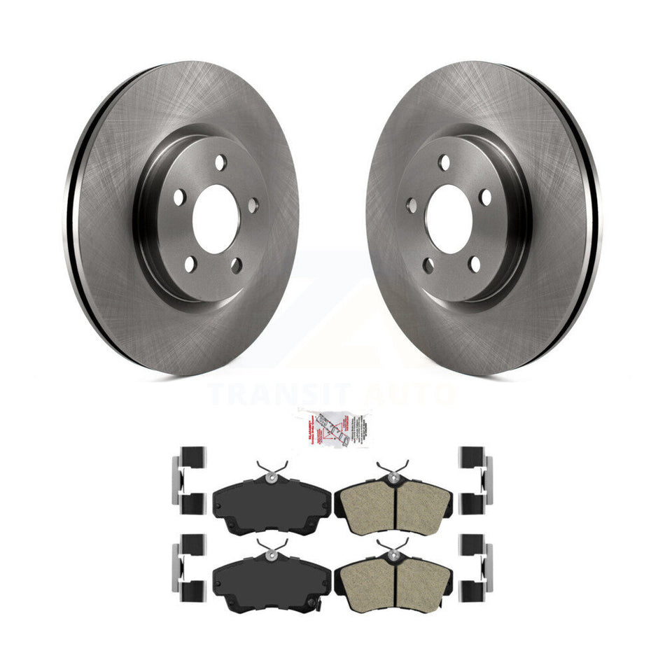 Front Disc Brake Rotors And Semi-Metallic Pads Kit For Chrysler PT Cruiser K8A-104375