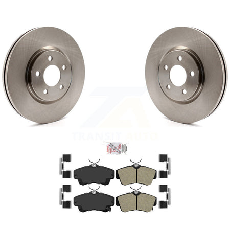 Front Disc Brake Rotors And Semi-Metallic Pads Kit For Chrysler PT Cruiser Dodge Neon K8A-104376