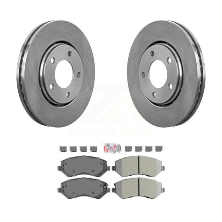 Front Brake Rotor & Semi-Metallic Pad Kit For Dodge Caravan Grand Chrysler Town Country K8A-104381