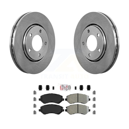 Front Brake Rotor & Semi-Metallic Pad Kit For Dodge Caravan Grand Chrysler Town Country K8A-104384
