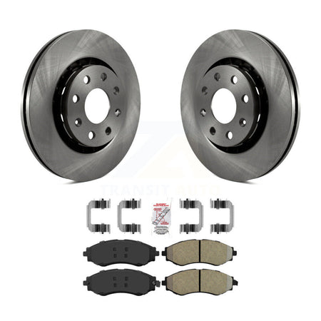 Front Brake Rotor Semi-Metallic Pad Kit For Chevrolet Aveo Pontiac Aveo5 Wave Spark G3 EV K8A-104389