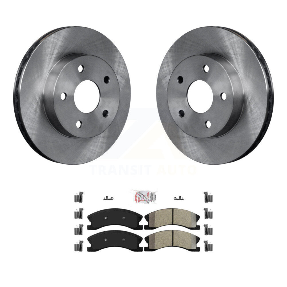 Front Disc Brake Rotors And Semi-Metallic Pads Kit For Jeep Grand Cherokee K8A-104392