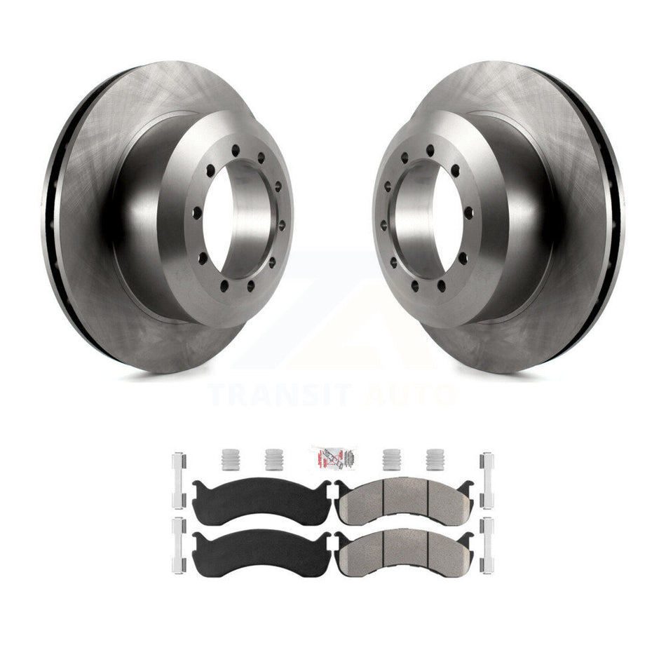 Front Brake Rotor & Semi-Metallic Pad Kit For Ford F-53 Motorhome Chassis F-59 Commercial K8A-104398