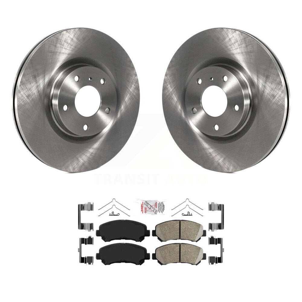 Front Disc Brake Rotors And Ceramic Pads Kit For Nissan Maxima K8A-104417