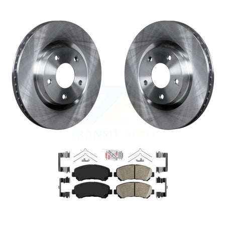 Front Disc Brake Rotors And Ceramic Pads Kit For Nissan Rogue Select K8A-104419