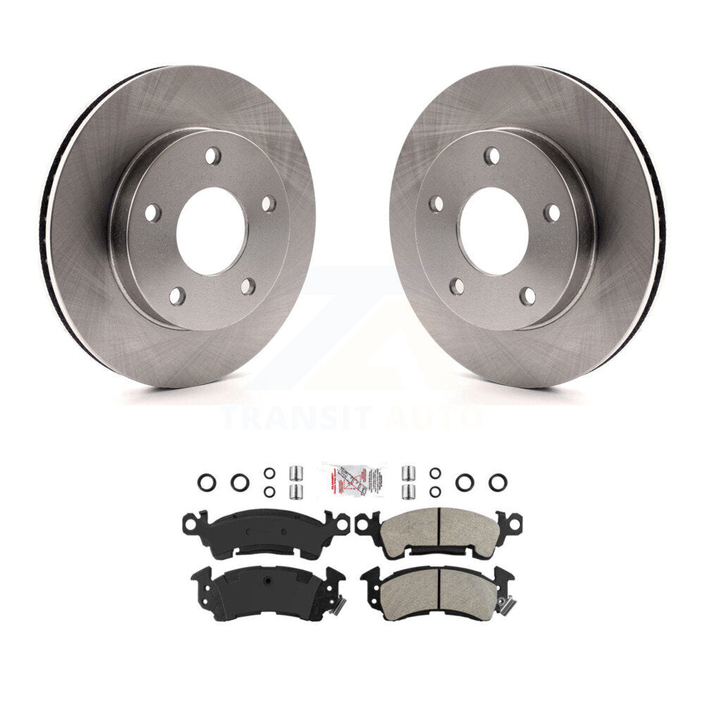 Front Disc Brake Rotors And Semi-Metallic Pads Kit For GMC Jimmy K8A-104429