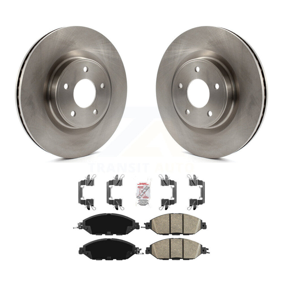 Front Disc Brake Rotors & Ceramic Pad Kit For Nissan Murano Pathfinder INFINITI QX60 JX35 K8A-104435