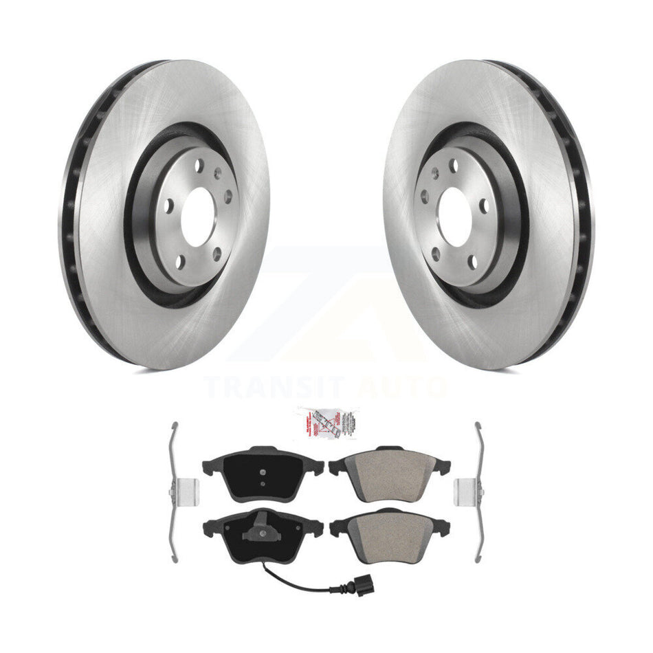 Front Disc Brake Rotors And Semi-Metallic Pads Kit For Audi TT Quattro TTS K8A-104478