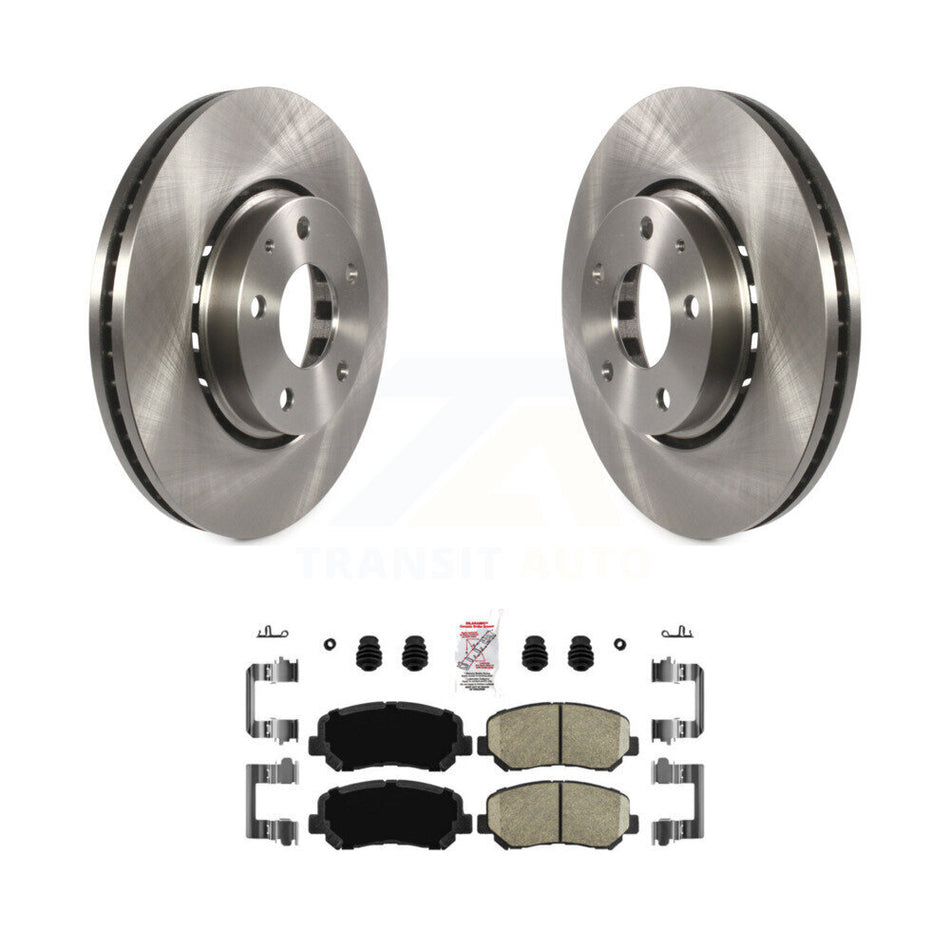 Front Disc Brake Rotors And Ceramic Pads Kit For Mazda CX-5 K8A-104496