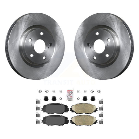Front Brake Rotor Ceramic Pad Kit For Toyota RAV4 Matrix Pontiac Vibe Scion Corolla iM tC K8A-104505