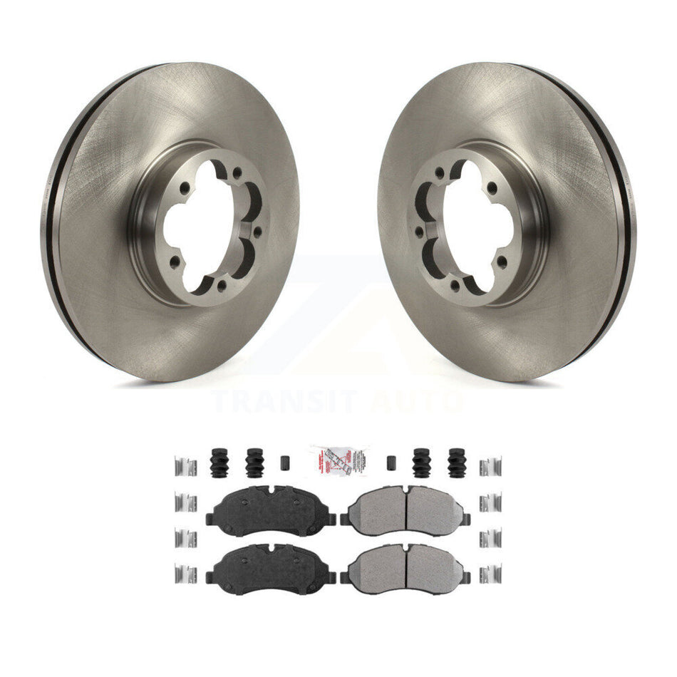 Front Disc Brake Rotors And Semi-Metallic Pads Kit For Ford Transit-350 HD K8A-104521
