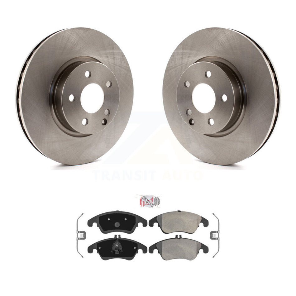 Front Brake Rotor & Semi-Metallic Pad Kit For Mercedes-Benz C300 E350 C350 E400 E250 E300 K8A-104531