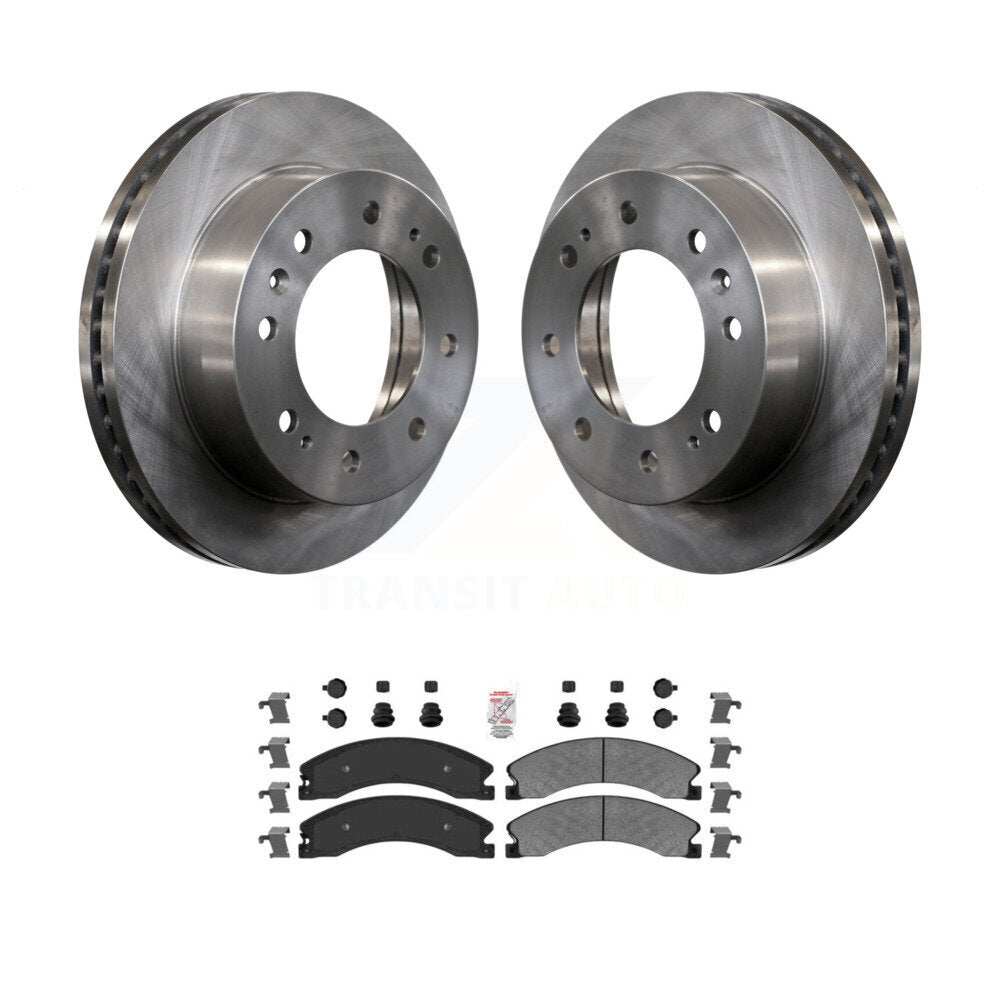 Front Brake Rotor & Semi-Metallic Pad Kit For GMC Chevrolet Sierra 2500 HD Silverado 3500 K8A-104551