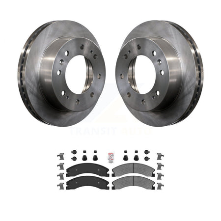 Front Brake Rotor & Semi-Metallic Pad Kit For GMC Chevrolet Sierra 2500 HD Silverado 3500 K8A-104551