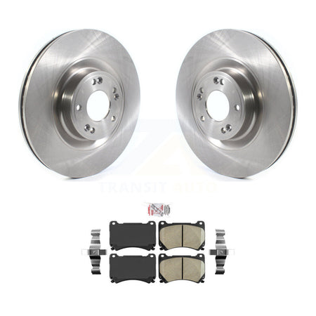 Front Disc Brake Rotors And Ceramic Pads Kit For Hyundai Genesis Equus K8A-104583