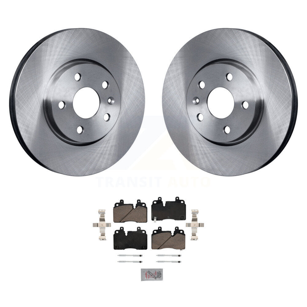 Front Disc Brake Rotors And Ceramic Pads Kit For Chevrolet Corvette K8A-104604