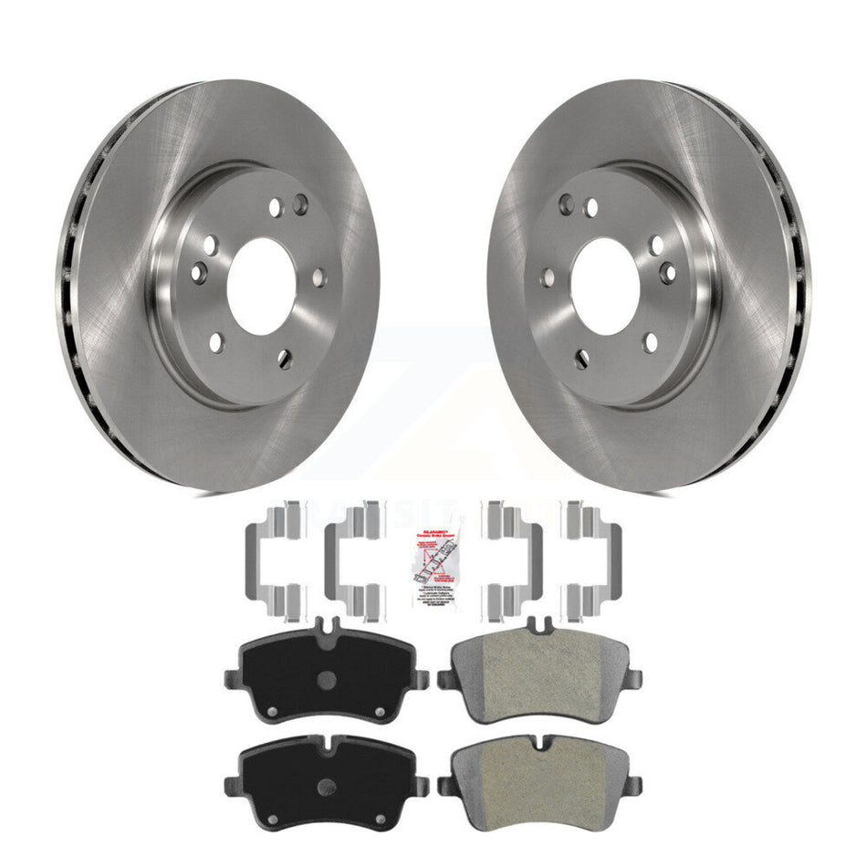 Front Disc Brake Rotors And Semi-Metallic Pads Kit For Mercedes-Benz C230 C240 K8A-104607