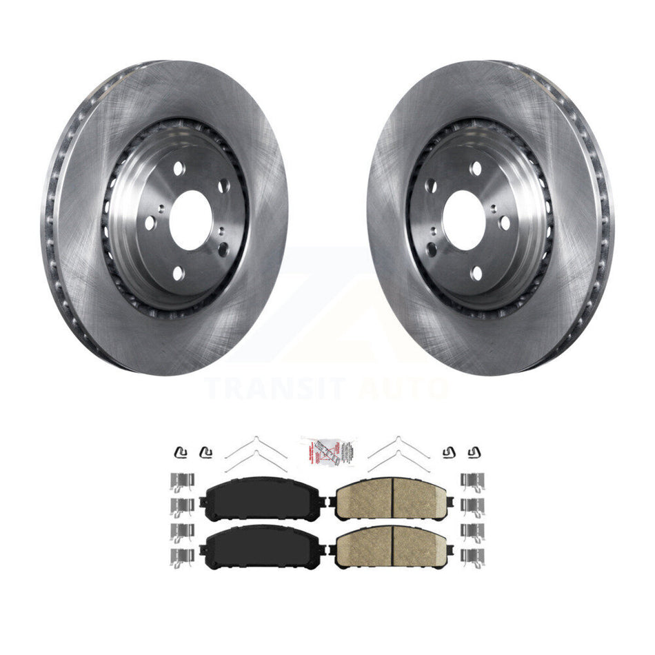 Front Brake Rotor & Ceramic Pad Kit For Toyota Highlander Sienna Lexus RX350 NX300 NX200t K8A-104616