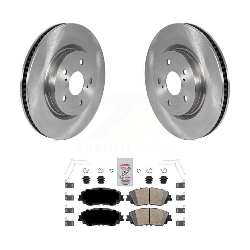 Front Brake Rotors & Ceramic Pad Kit For Toyota RAV4 Camry Corolla Cross Lexus Venza C-HR K8A-104621