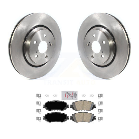 Front Disc Brake Rotors & Ceramic Pad Kit For 2020-2023 Toyota Camry XSE With TRD Package K8A-104622
