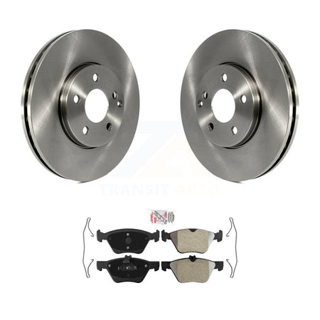 Front Disc Brake Rotors And Semi-Metallic Pads Kit For Mercedes-Benz E350 E320 E300 K8A-104630
