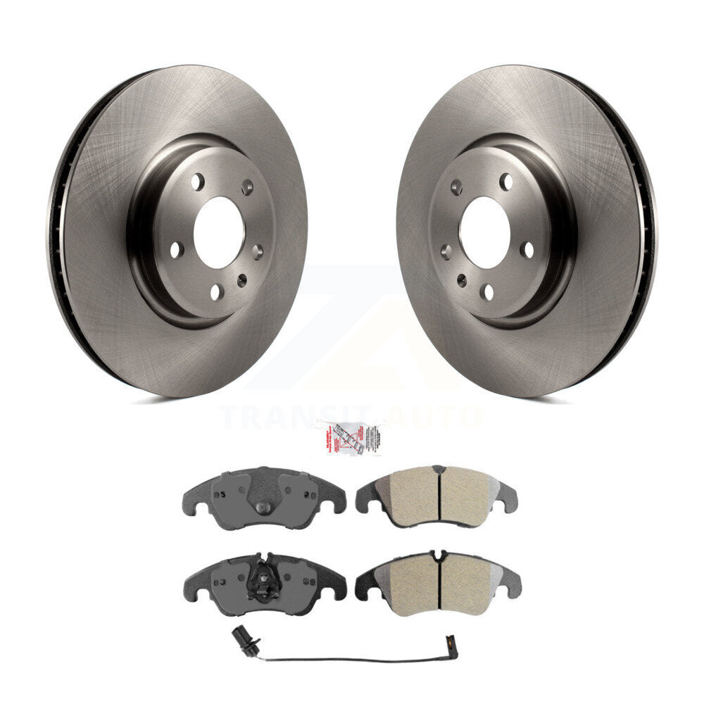 Front Disc Brake Rotor & Semi-Metallic Pad Kit For Audi A4 Quattro Q5 A5 allroad A7 S5 A6 K8A-104631