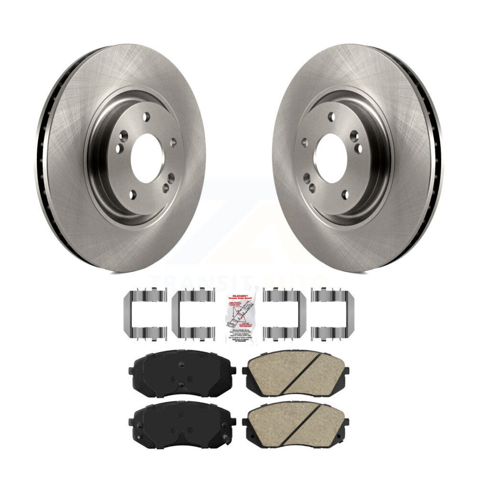 Front Disc Brake Rotors And Ceramic Pads Kit For Hyundai Tucson Sonata Kia Cadenza K8A-104650