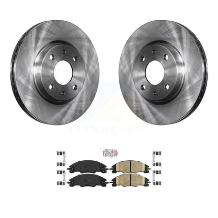 Front Disc Brake Rotors And Ceramic Pads Kit For 2008-2011 Ford Focus K8A-104664