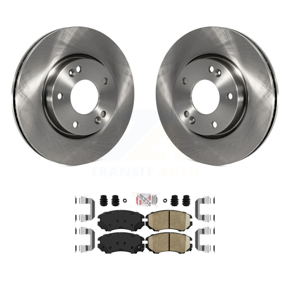 Front Brake Rotor And Ceramic Pad Kit For Hyundai Kia Sonata Tucson Soul Sportage Tiburon K8A-104673