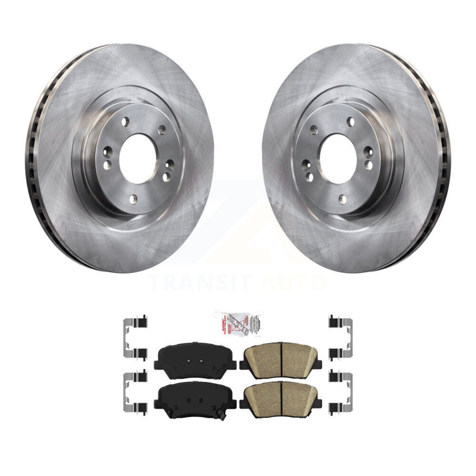 Front Disc Brake Rotors And Ceramic Pads Kit For Hyundai Santa Fe Sport Kia Sorento K8A-104697