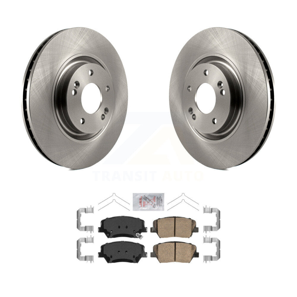 Front Disc Brake Rotors And Ceramic Pads Kit For 2019-2022 Hyundai Nexo K8A-104698