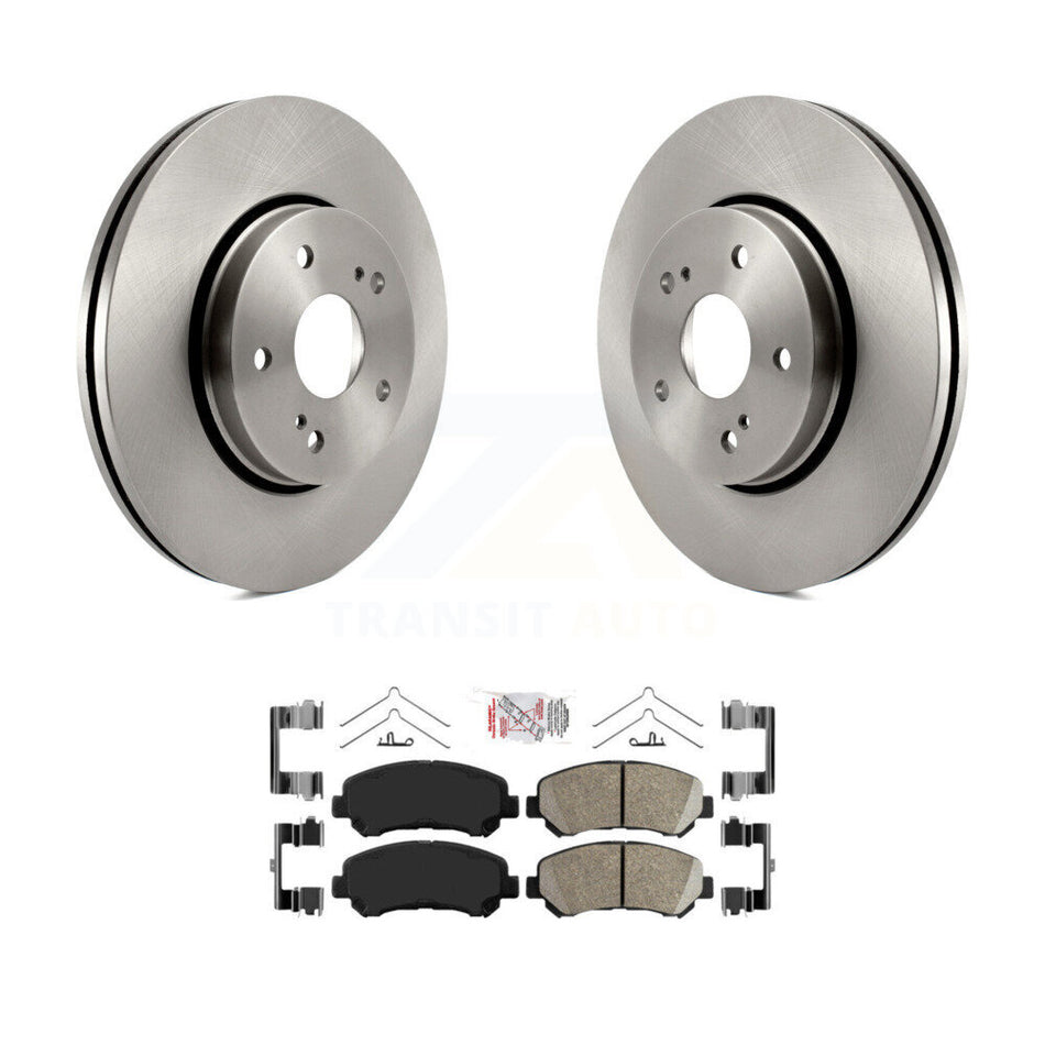 Front Disc Brake Rotors And Ceramic Pads Kit For 2010-2013 Suzuki Kizashi K8A-104709