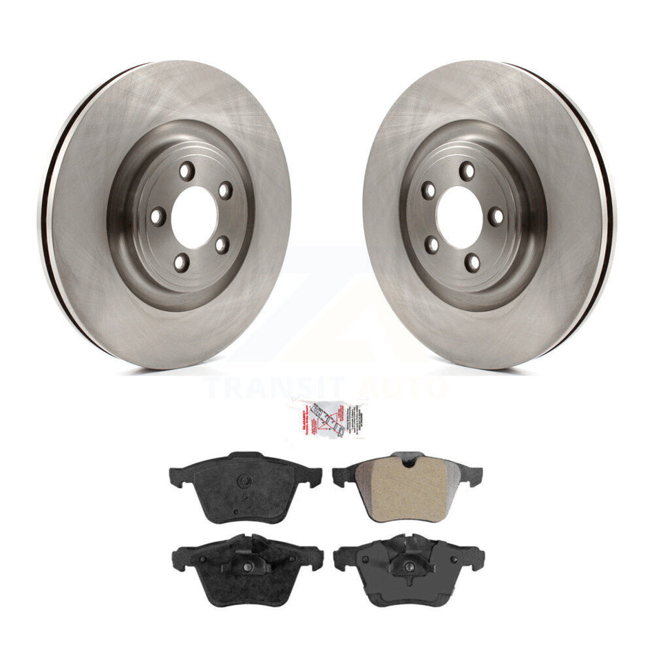 Front Disc Brake Rotors And Semi-Metallic Pads Kit For Jaguar XF XJ XKR XK Super V8 K8A-104714