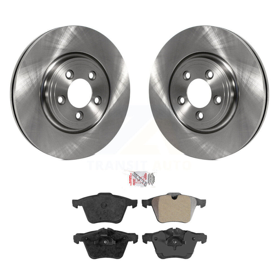 Front Brake Rotors Semi-Metallic Pad Kit For 10 Jaguar XF With 326mm Diameter Rotor K8A-104715