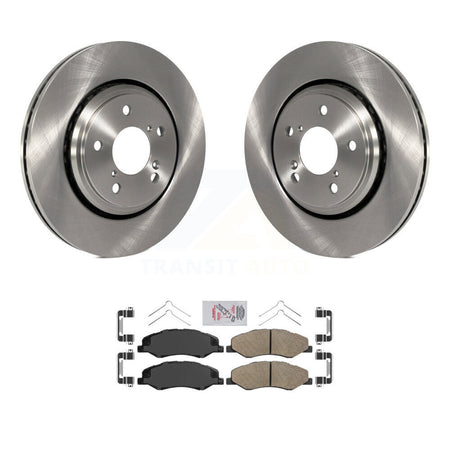 Front Disc Brake Rotors And Ceramic Pads Kit For 2018-2023 Honda Odyssey K8A-104719