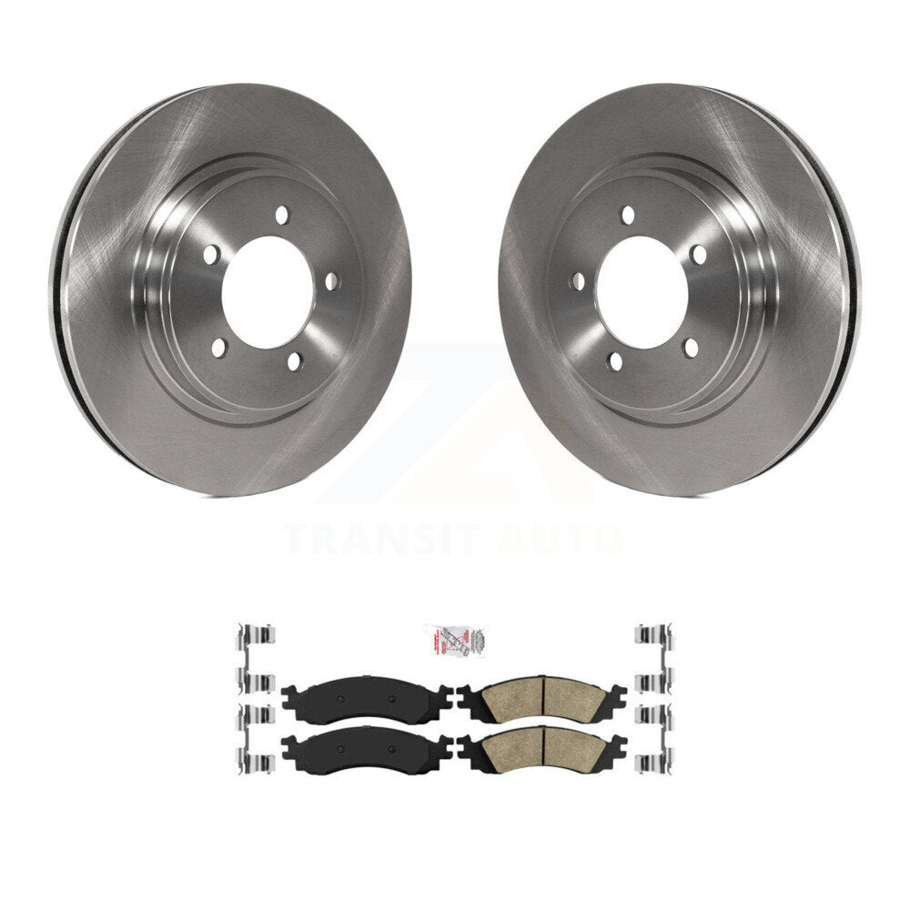 Front Disc Brake Rotor & Ceramic Pad Kit For Ford Explorer Sport Trac Mercury Mountaineer K8A-104722