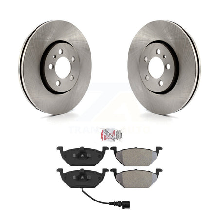 Front Disc Brake Rotors And Semi-Metallic Pads Kit For 2000-2001 Volkswagen Golf 2.0L K8A-104729