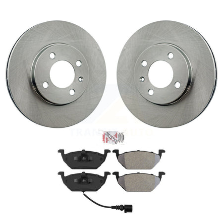 Front Brake Rotor And Semi-Metallic Pad Kit For 1999 Volkswagen Jetta 1.9L Old Body Style K8A-104731