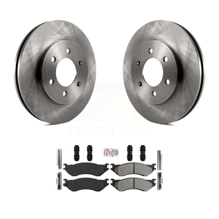 Front Disc Brake Rotor And Semi-Metallic Pad Kit For 2002 Lincoln Navigator From 03 19 02 K8A-104742