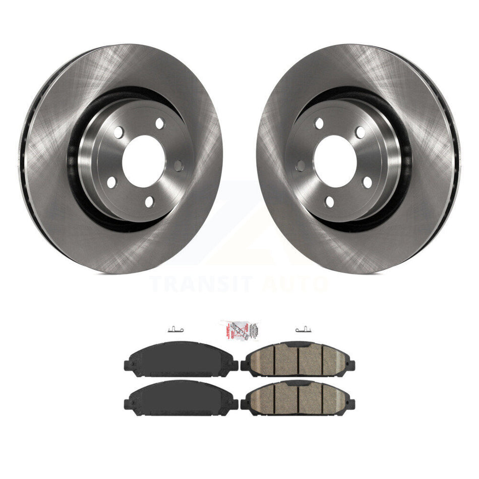 Front Disc Brake Rotors And Ceramic Pads Kit For Ford Mustang K8A-104746