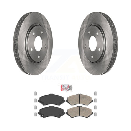 Front Brake Rotor Ceramic Pad Kit For Dodge Grand Caravan Journey Chrysler Town & Country K8A-104748