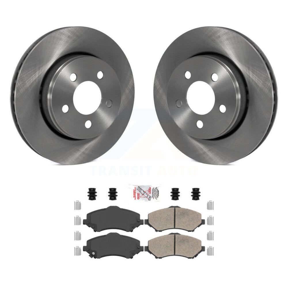 Front Disc Brake Rotors And Ceramic Pads Kit For Jeep Liberty Dodge Nitro K8A-104755