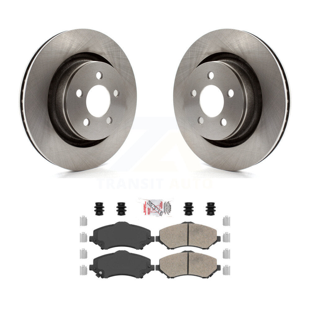 Front Disc Brake Rotors And Ceramic Pads Kit For Jeep Liberty Dodge Nitro K8A-104757